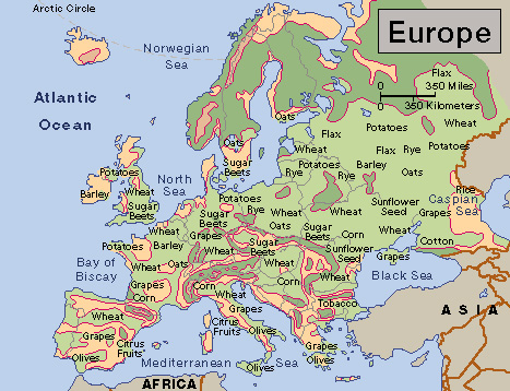 Agriculture and fishing in Europe