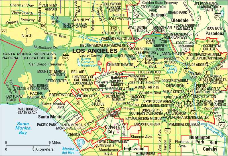 Los Angeles: City and points of interest