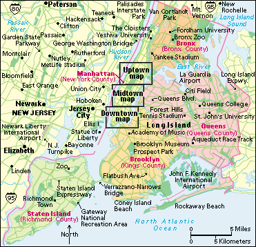 New York City: The five boroughs