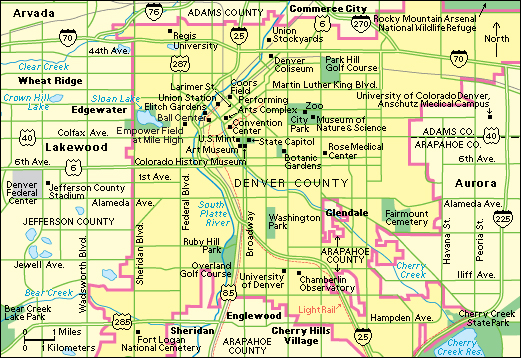 Denver: City and points of interest