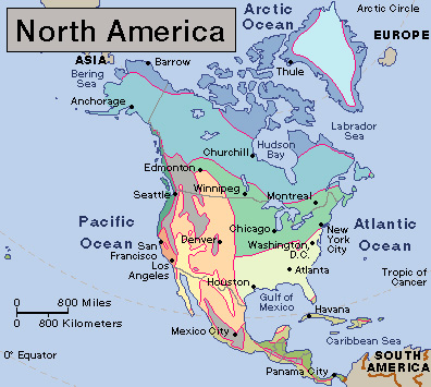 Climate in North America