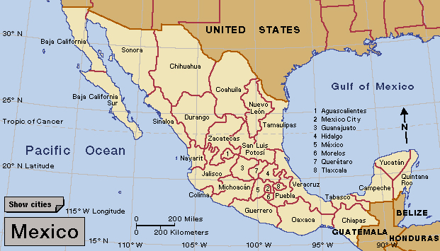 Mexico states