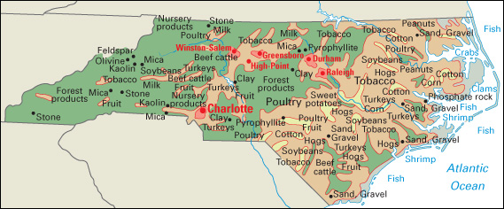 Economy in North Carolina