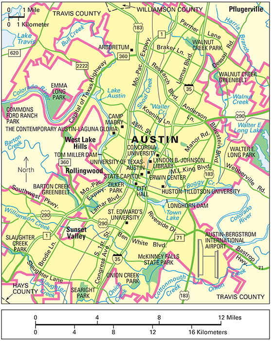 Austin: City and points of interest