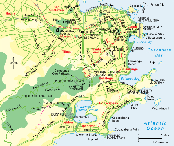 Rio de Janeiro: City and points of interest