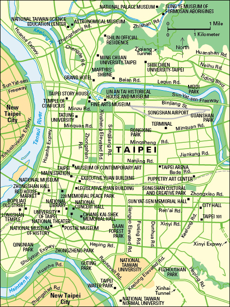 Taipei: City and points of interest