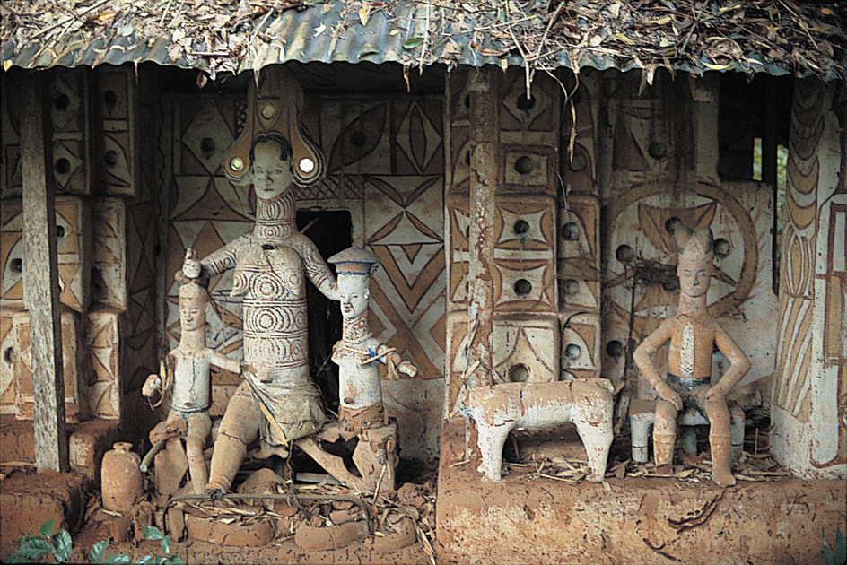 Igbo shrine to the goddess Ala