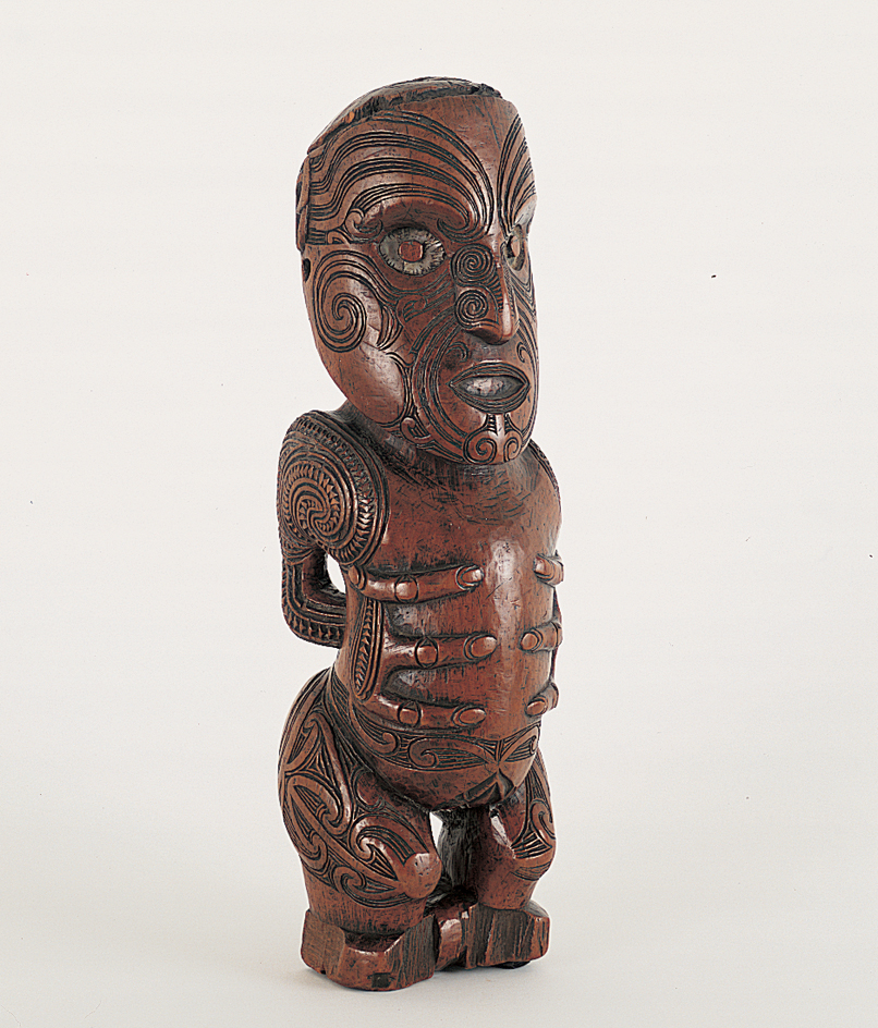 Māori post figure