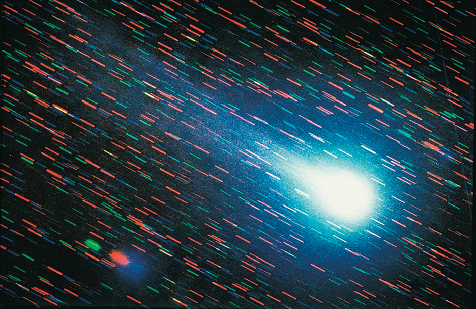 Halley's Comet from Giotto probe