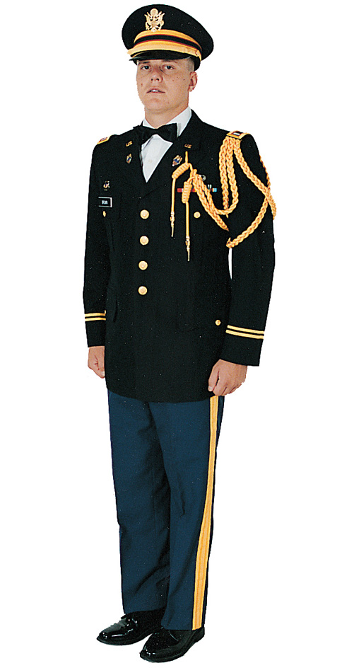 Army blue uniform