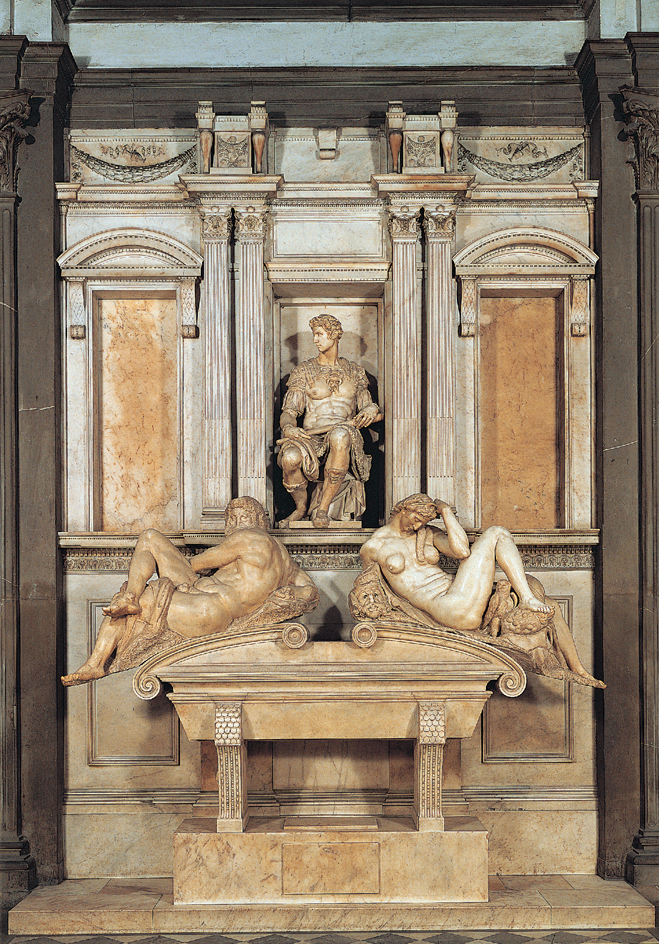 Tomb of Giuliano de' Medici by Michelangelo