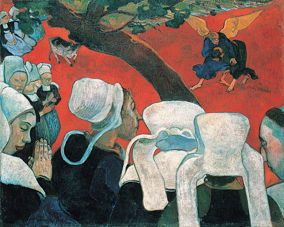 The Vision After the Sermon by Paul Gauguin