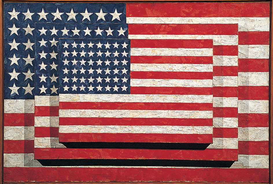 Three Flags by Jasper Johns