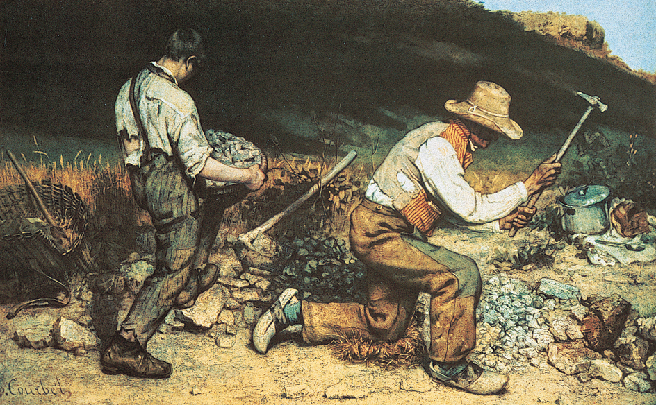 The Stonebreakers by Gustave Courbet