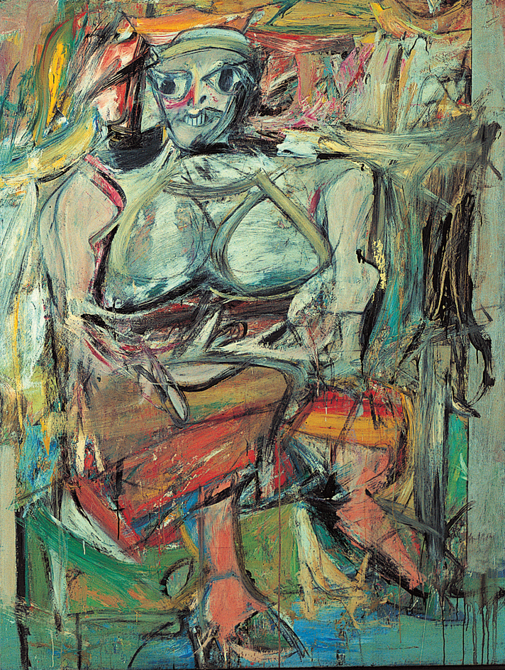 Woman, I by Willem de Kooning