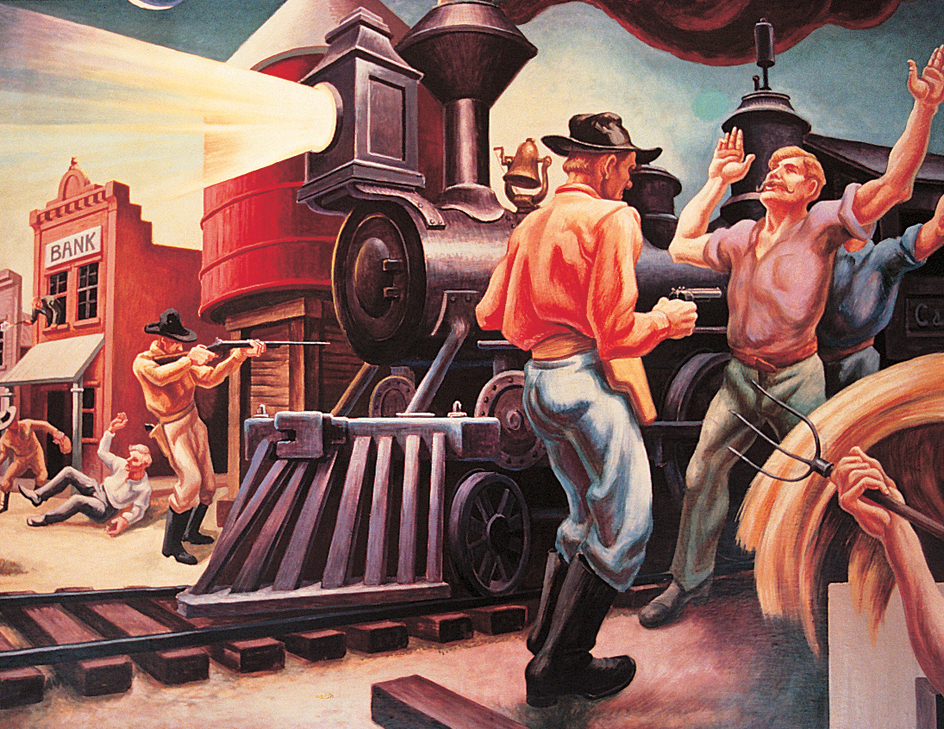 Mural by Thomas Hart Benton