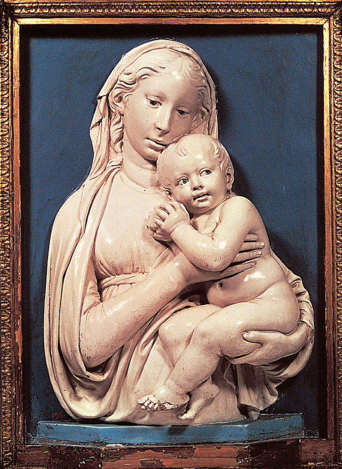 Madonna and Child Jesus by Luca della Robbia