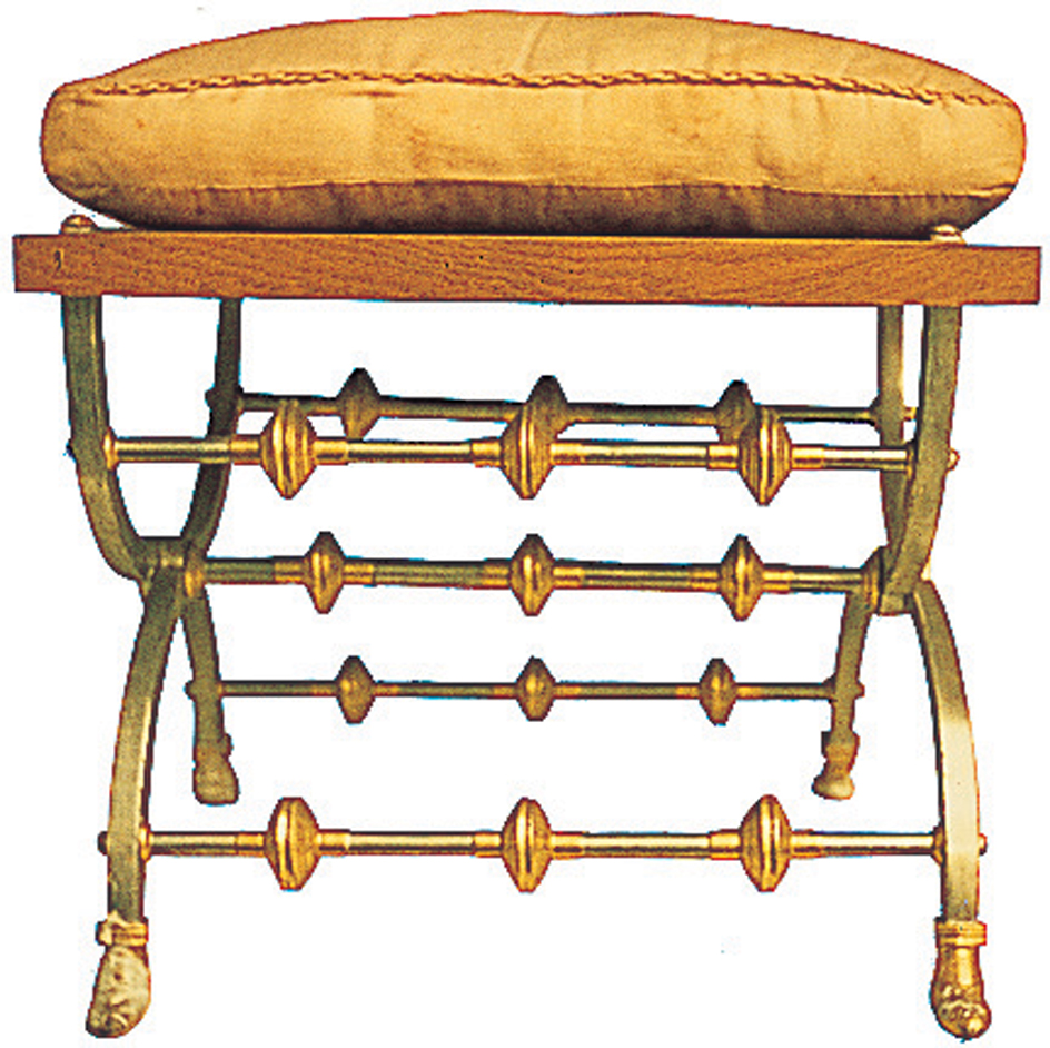 Roman stool called a sella curulis