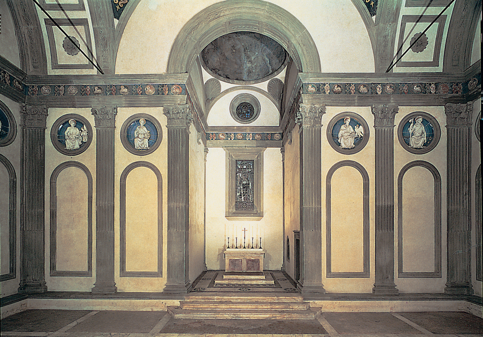 Interior of Pazzi Chapel