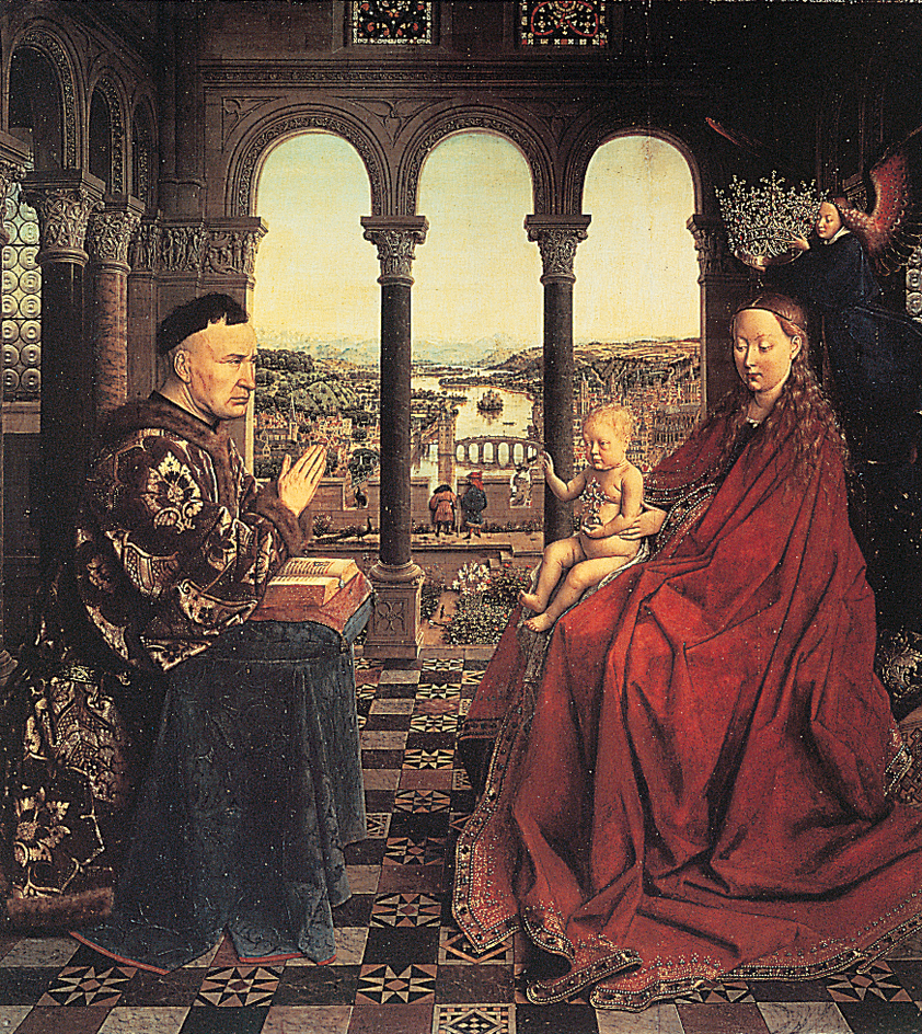 The Madonna and Child with Chancellor Rolin