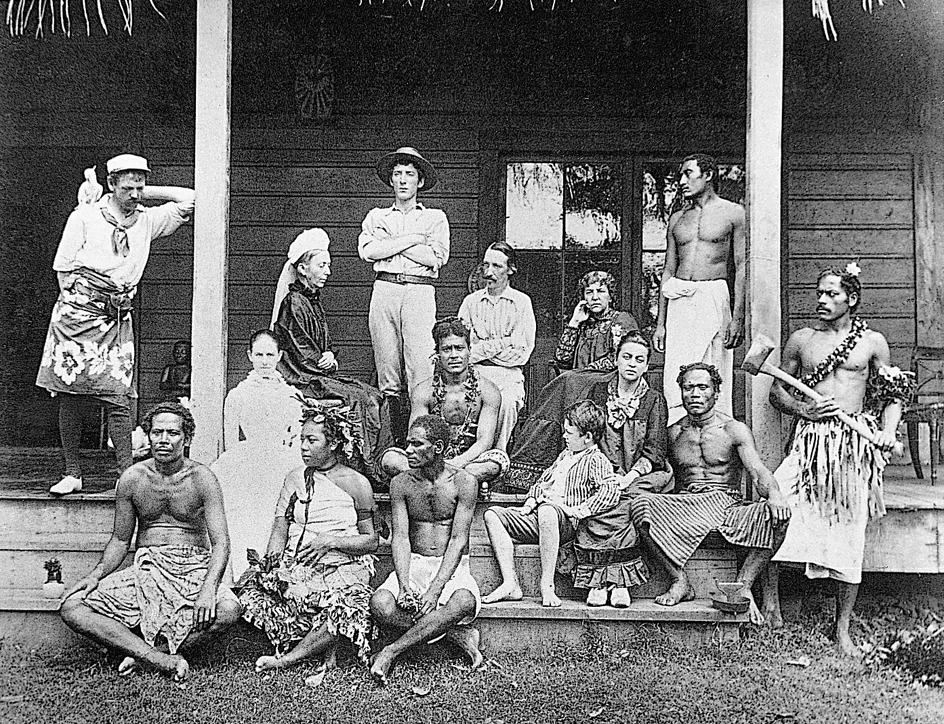 Stevenson's family at Vailima