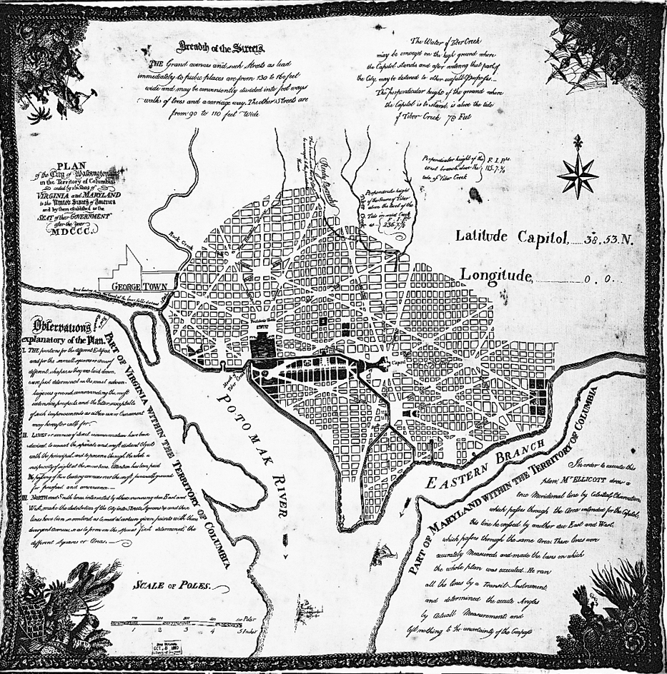 Pierre L'Enfant's plan for Washington, D.C.