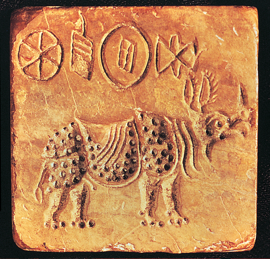 Stone seal from Indus Valley civilization