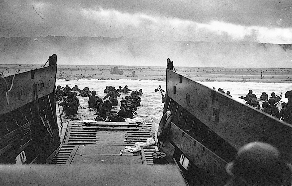 Hitting the beach on D-Day