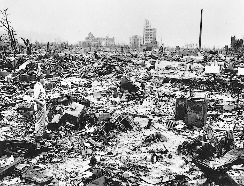 Atomic blast in Hiroshima