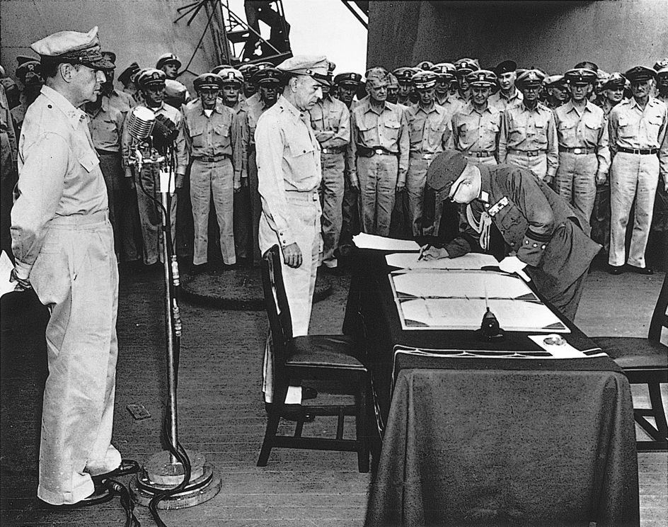 Japan surrenders