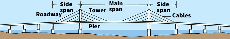 Cable-stayed bridge