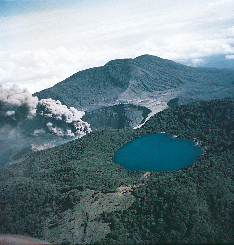 Volcanic lake in Costa Rica