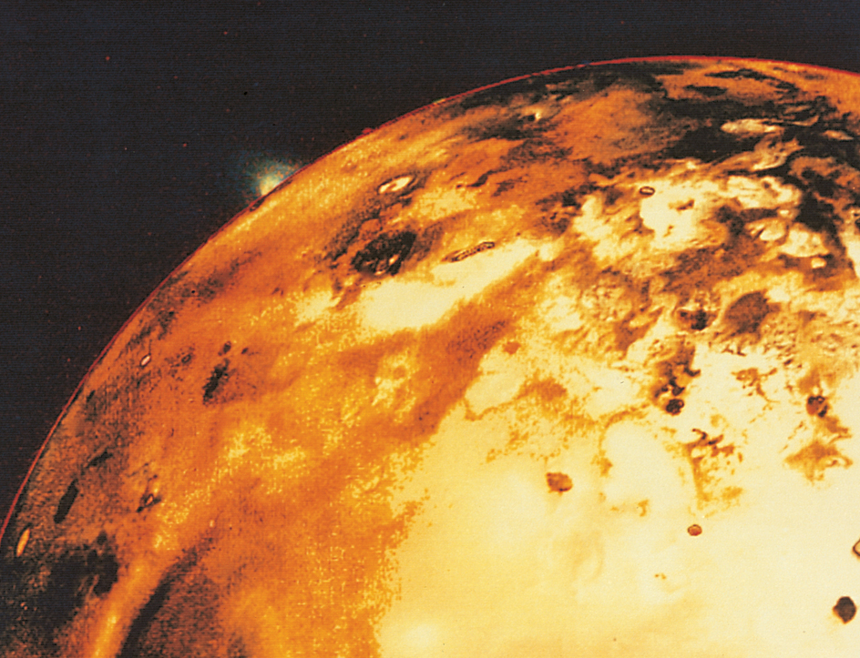 Volcanic eruptions on Io