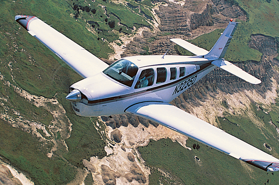 Propeller-driven light plane