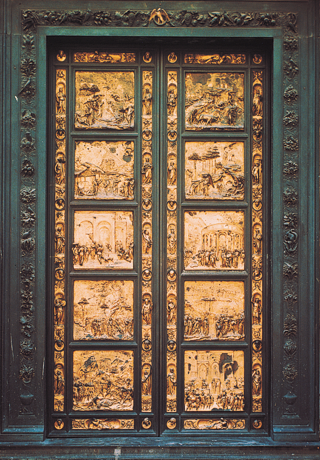 Bronze doors of the Baptistery