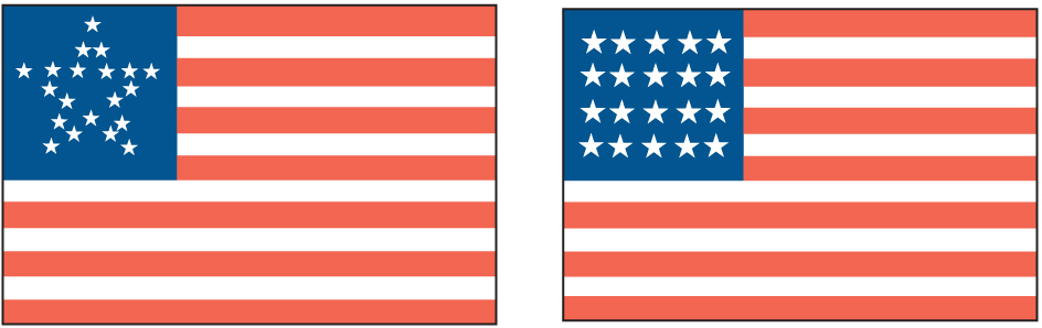 U.S. flag of 1818