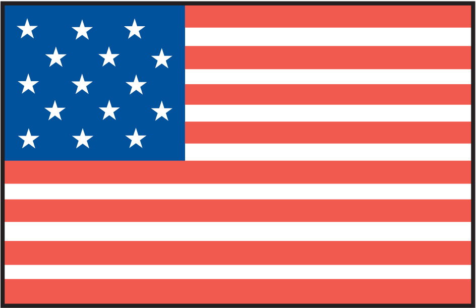 U.S. flag of 1795