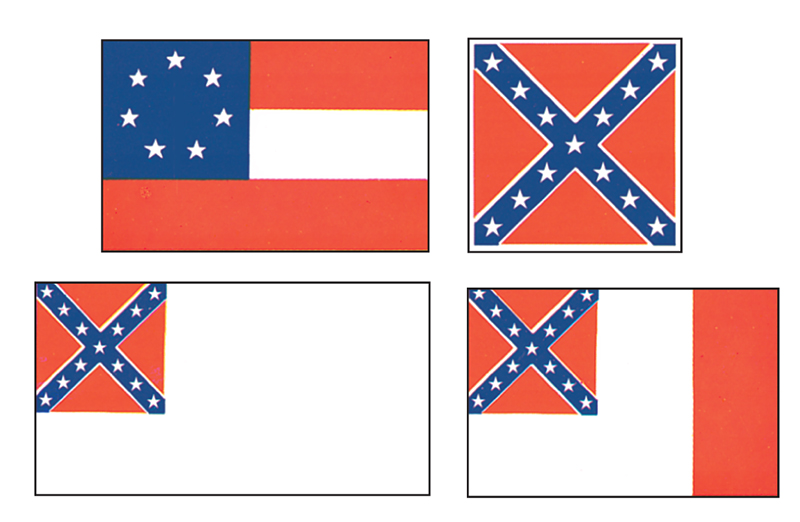 Confederate flags