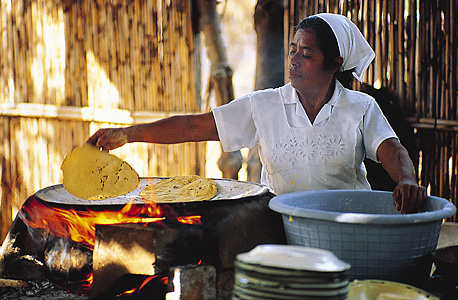 Preparing tortillas