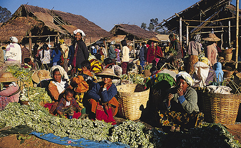 Market in Myanmar