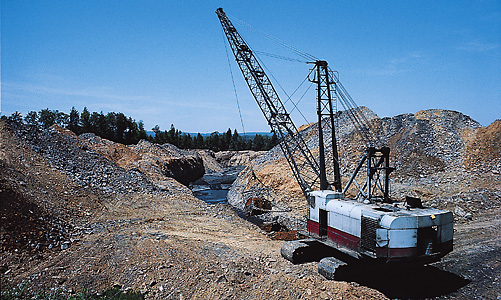 Coal strip mine