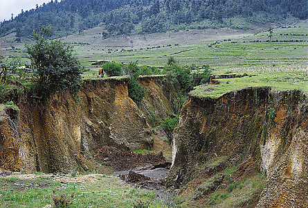 Erosion by water