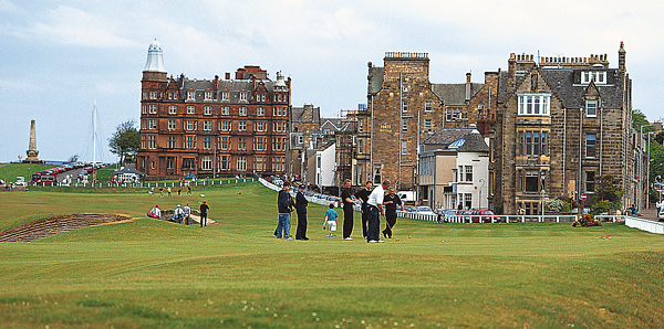 Golf course at St. Andrews, Scotland