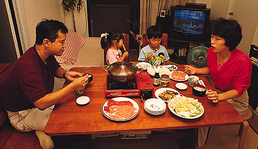 Traditional Japanese cooking