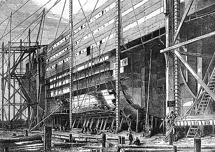 Constructing the 'Great Eastern'