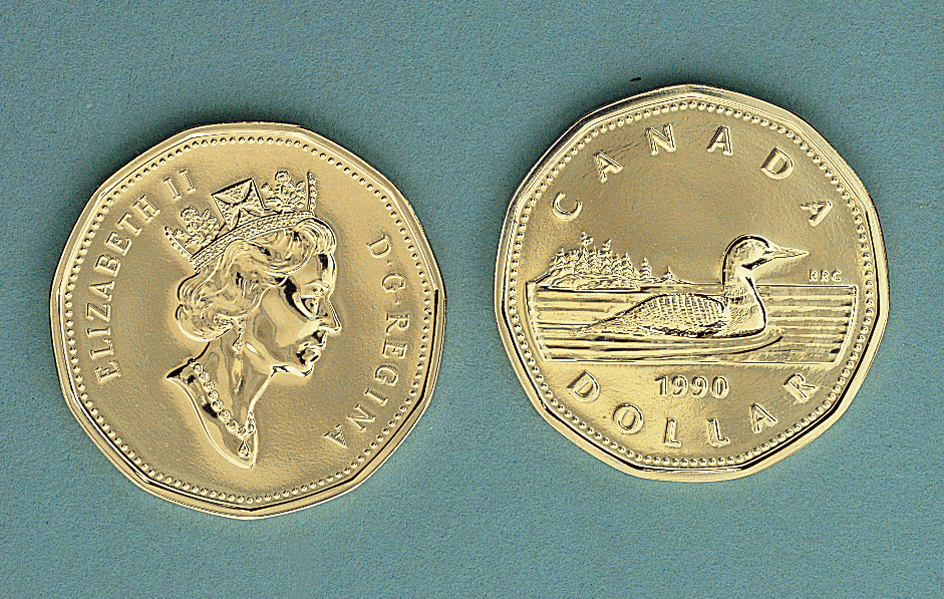 Canadian dollar coin