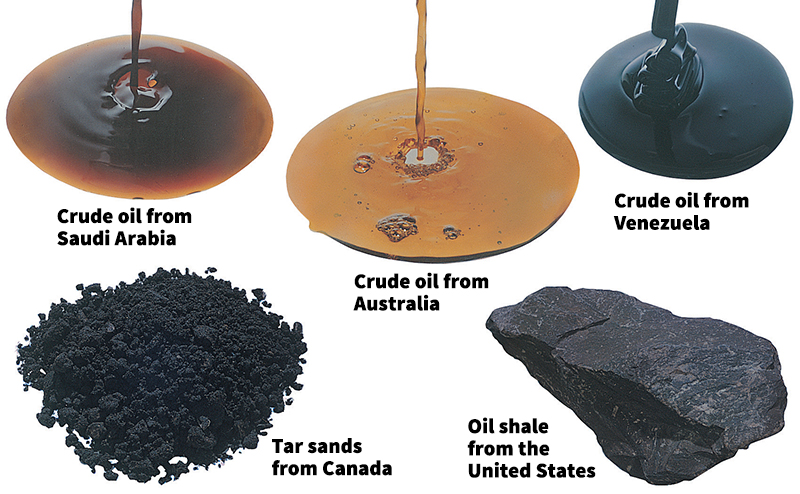 Types of petroleum