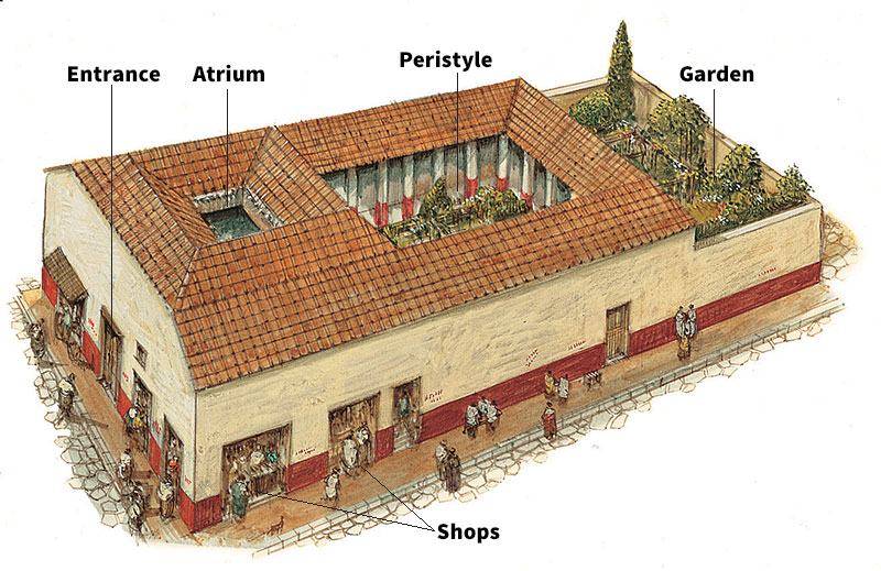 Upper-class Roman house