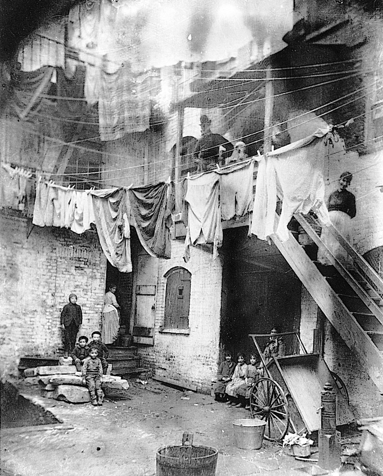 Tenement photograph by Jacob Riis