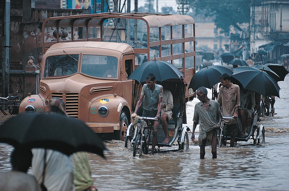 Rainy season in India